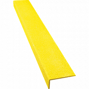 Накладка на ступени из стеклопластика цвет жёлтый 70*800*30*4,2